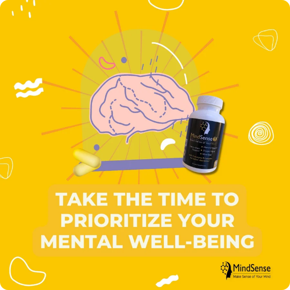Take the time to Prioritize your mental well-being by taking MindSense1