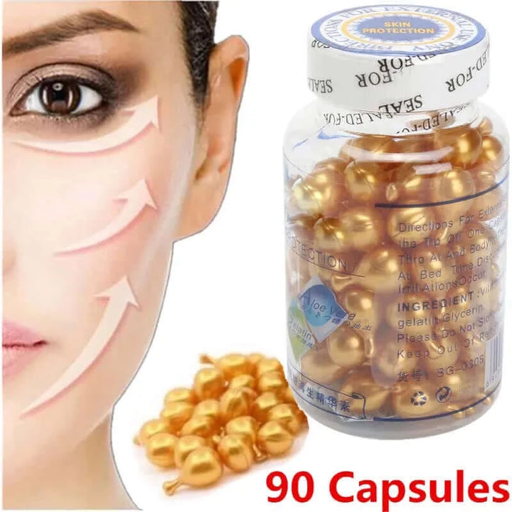 Vitamin E Extract Capsules Anti-wrinkle Whitening Cream