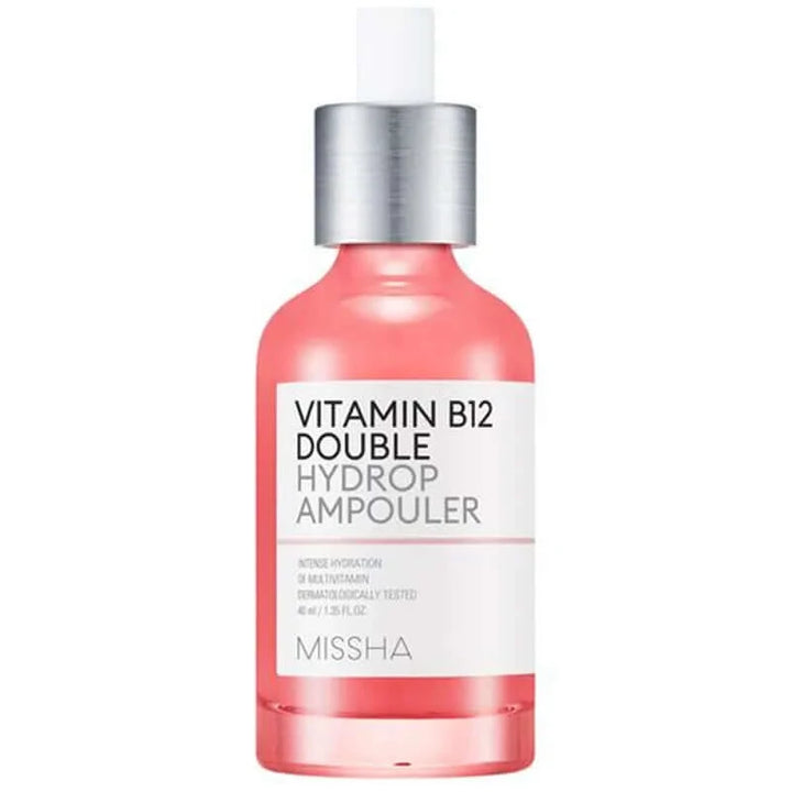 Vitamin B12 Double Hydrop Ampouler 40ml Vitamin C Serum Moisturize Facial Essence Anti Aging Face Cream