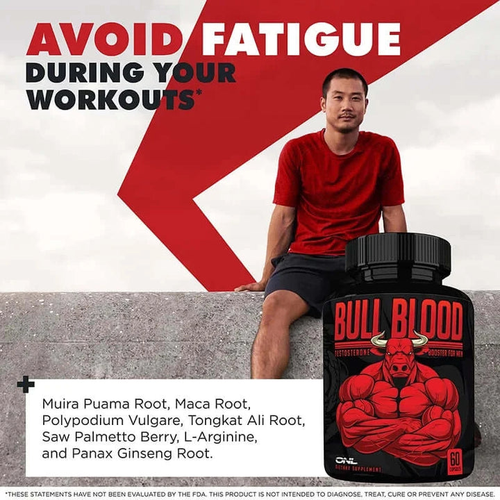Men's Daily Energy Supplement for Male Muscle Growth Helps Improve Strength and Endurance