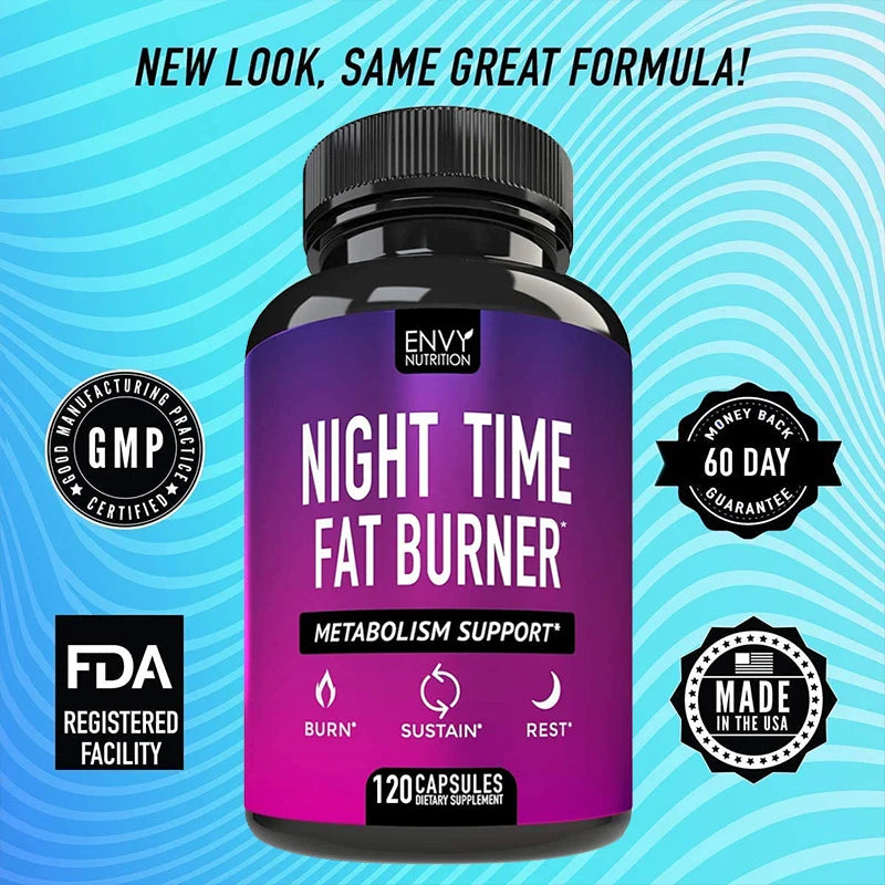 Nighttime Sleep and Weight Management Support Supplement - Healthy Eating - Weight Management for Men and Women | Non-GMO