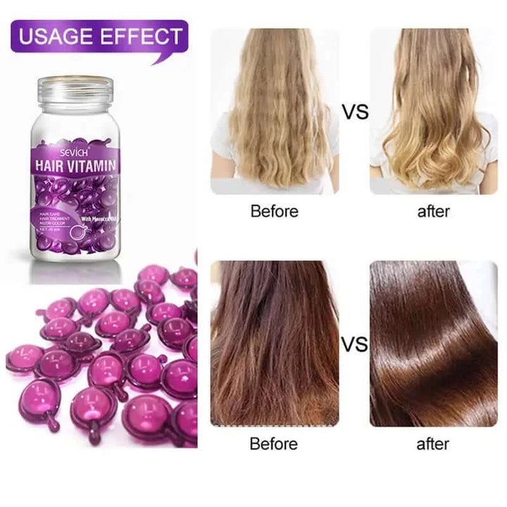 Keratin Complex Oil Hair Care Repair Damaged Hair Serum Anti-Loss Moroccan Hair Oil hair capsules