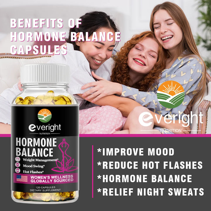 Menopause Supplement for Women - Multibenefit Menopause Health Hormone Balance, Night Sweats Mood  -Various Herbal Extract Pills