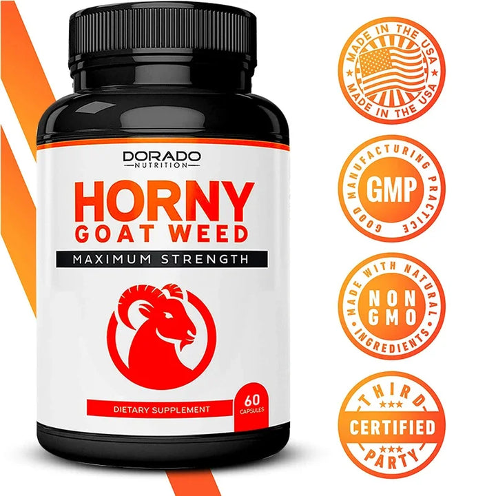 Men's energy supplement - suitable for muscle building, replenishing energy, endurance and motivation - sports supplement