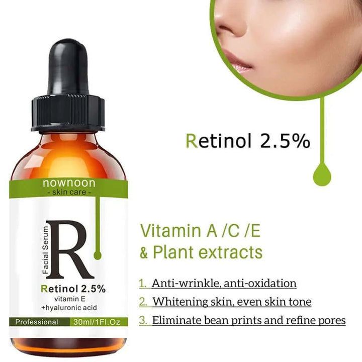 Vitamin C Serum, Hyaluronic Acid Serum And Retinol Serum Facial Serum Anti Wrinkle Remove Dark Spots Whitening Facial