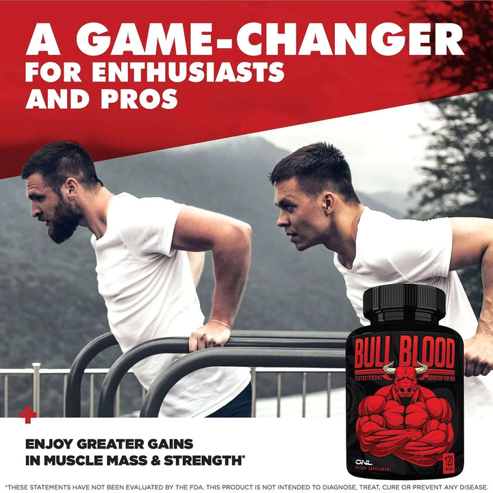 Men's Daily Energy Supplement for Male Muscle Growth Helps Improve Strength and Endurance