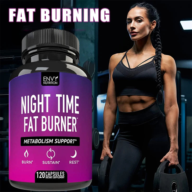 Nighttime Sleep and Weight Management Support Supplement - Healthy Eating - Weight Management for Men and Women | Non-GMO