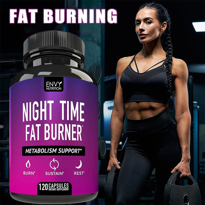 Nighttime Sleep and Weight Management Support Supplement - Healthy Eating - Weight Management for Men and Women | Non-GMO