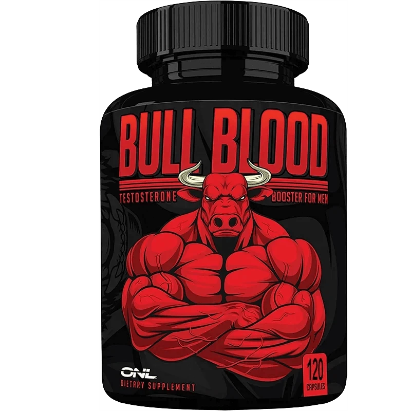 Men's Daily Energy Supplement for Male Muscle Growth Helps Improve Strength and Endurance