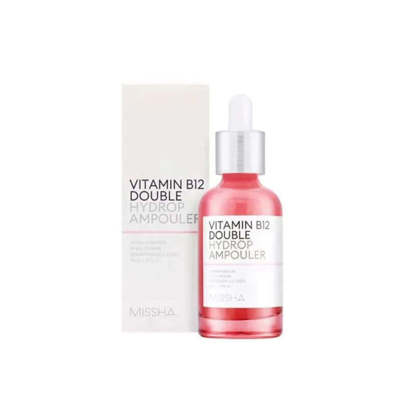 Vitamin B12 Double Hydrop Ampouler 40ml Vitamin C Serum Moisturize Facial Essence Anti Aging Face Cream