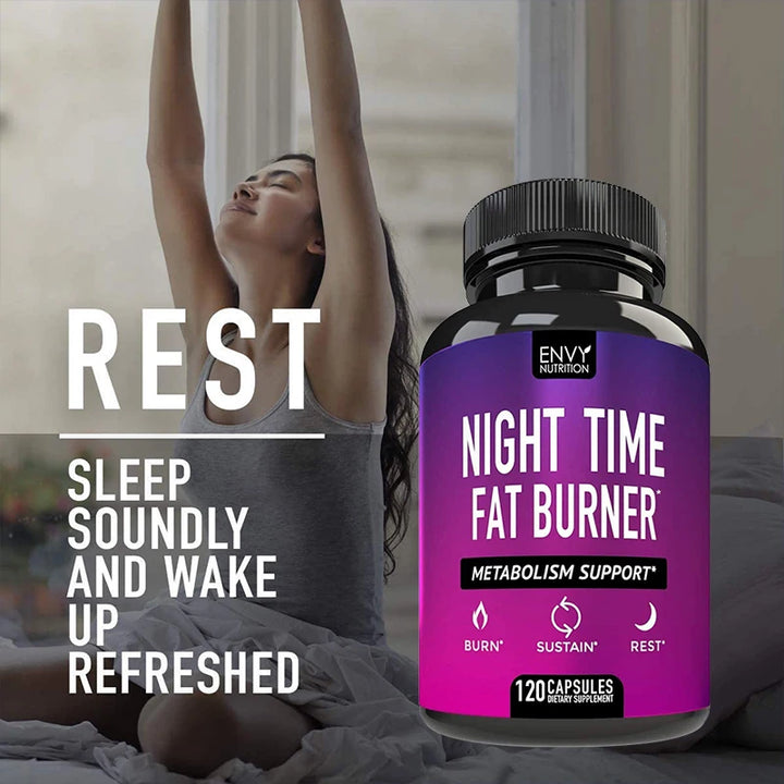 Nighttime Sleep and Weight Management Support Supplement - Healthy Eating - Weight Management for Men and Women | Non-GMO