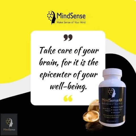 Take Care of Your Brain with MindSense1 Nootropic Brain Supplement - for better Memory and Focus