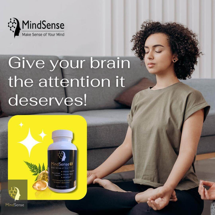 Give your Brain the Attention it needs with MindSense1 Premium Brain Boosting Vitamins