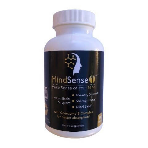 MindSense1 Premium Nootropic Brain Supplement - All-Day Focus and Memory with no Stimulants Like Caffeine, Balanced Nutrition with Synergistic Herbs, Antioxidants and Minerals 90 Capsules - MindSense MultiVitamins-B Complex